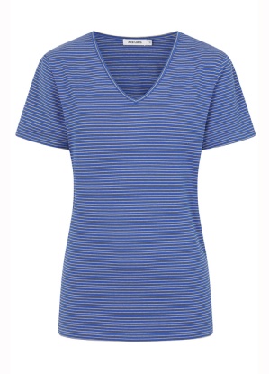 Alice Collins Perfect Striped V-Neck T-Shirt